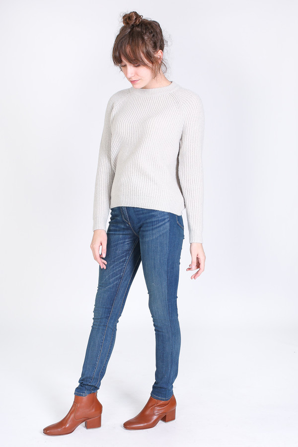 3x1 High rise channel seam skinny jean in kaito 3x1 High rise channel seam skinny jean in kaito