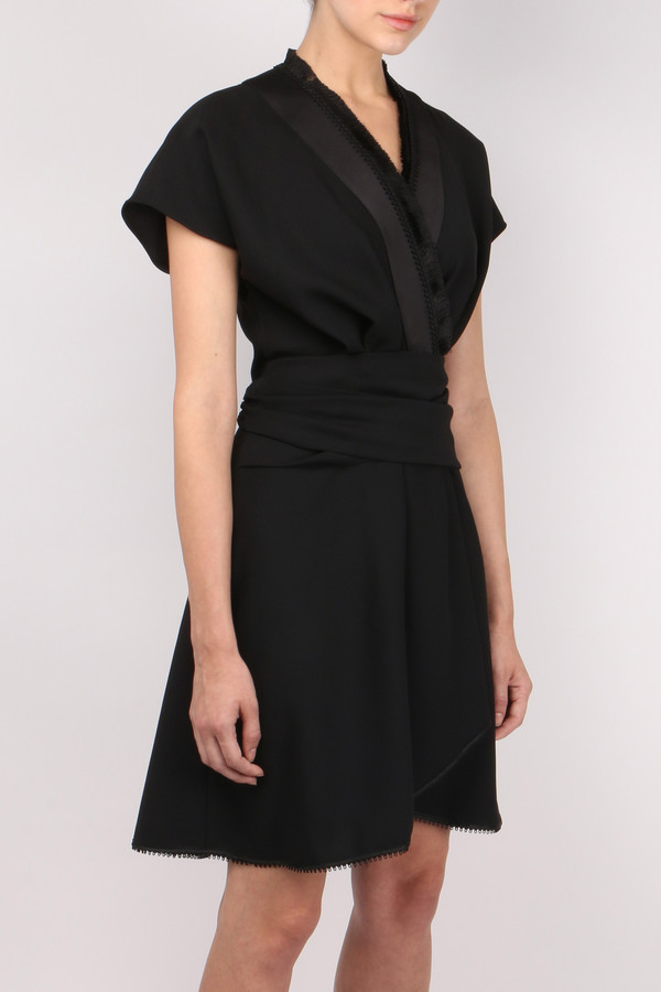 Carven Kimono Draped Dress Carven Kimono Draped Dress