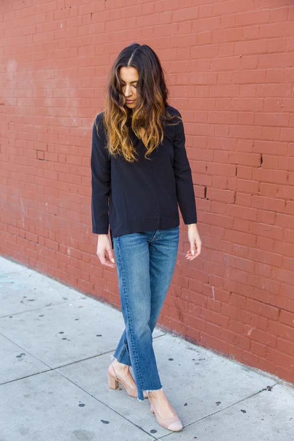 Grlfrnd Helena Low Rise Jean In Close To You Grlfrnd Helena Low Rise Jean In Close To You