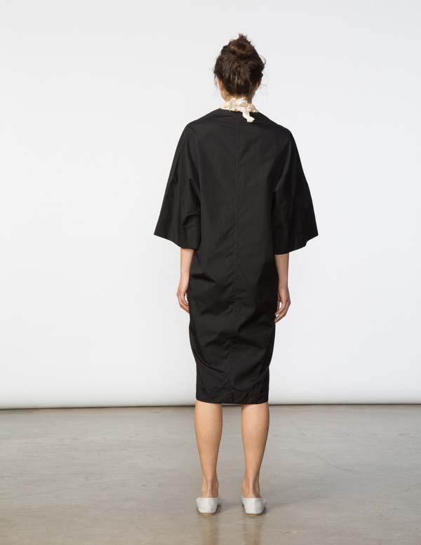 SBJ Austin Sadie Dress - Black Poplin SBJ Austin Sadie Dress - Black Poplin