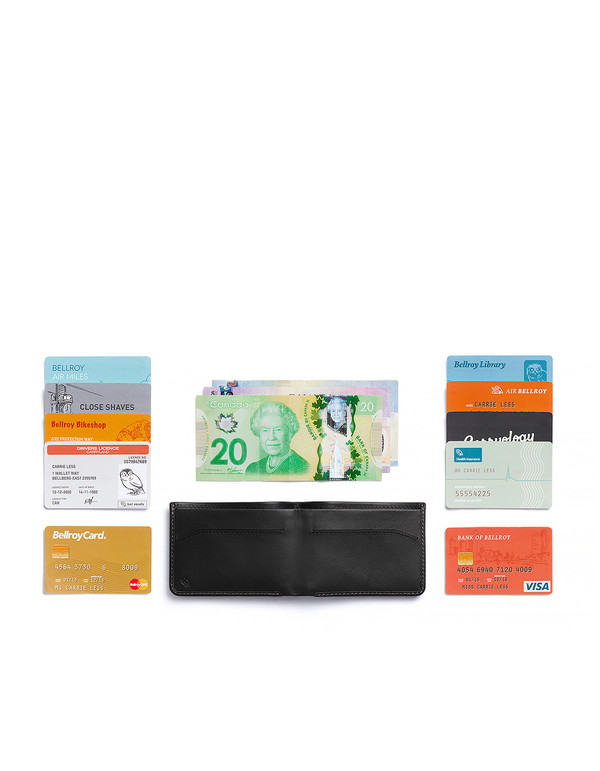 Bellroy Low Down Wallet Black Bellroy Low Down Wallet Black