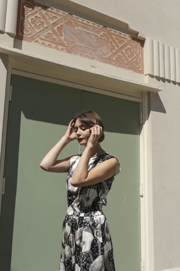 No.6 Colven Dress in Black/White Calla Charmeuse No.6 Colven Dress in Black/White Calla Charmeuse