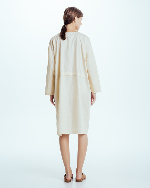 Revisited Matters Raincoat Dress in Cream Revisited Matters Raincoat Dress in Cream