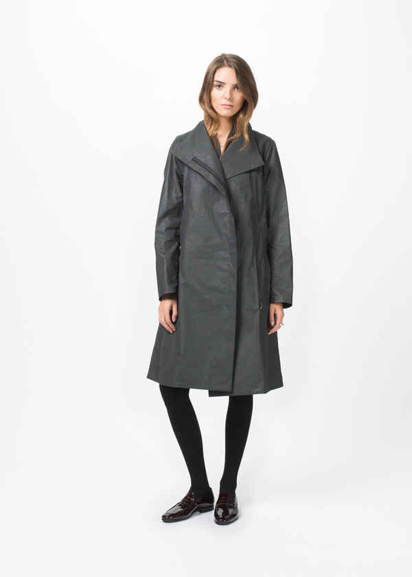 Hudson Redding Offset Zipper Coat Hudson Redding Offset Zipper Coat