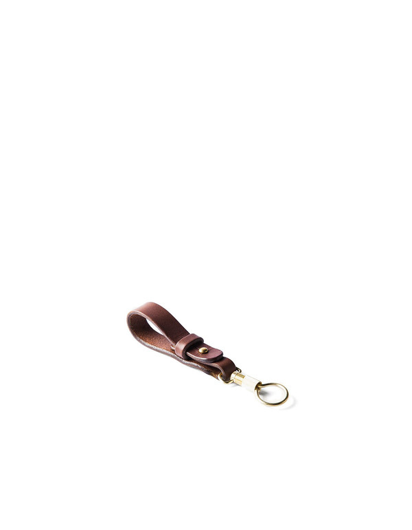 Tanner Goods Key Ring Lanyard Cognac Tanner Goods Key Ring Lanyard Cognac