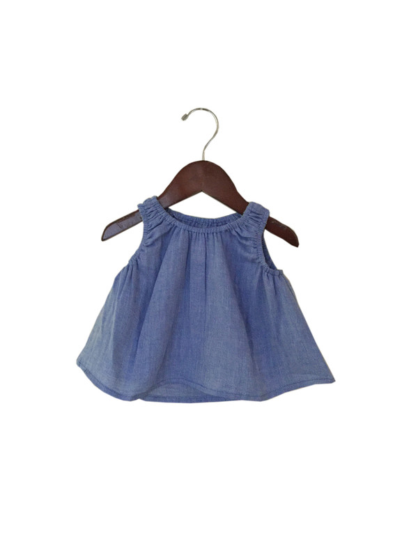 POPPY TOP - CERULEAN POPPY TOP - CERULEAN