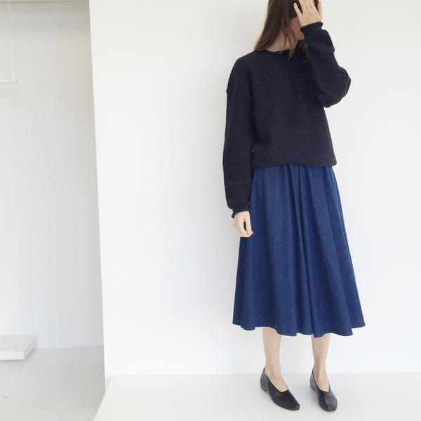 Johan Vintage Denim Circle Skirt Johan Vintage Denim Circle Skirt