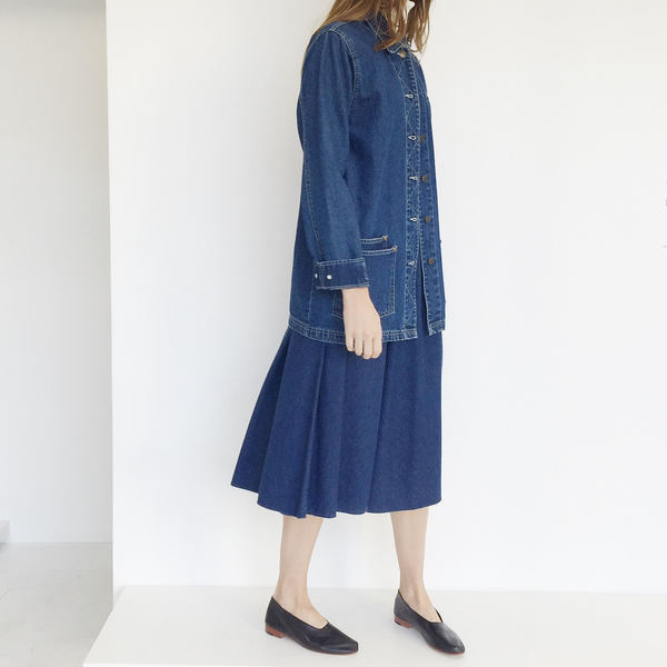 Johan Vintage Denim Circle Skirt Johan Vintage Denim Circle Skirt