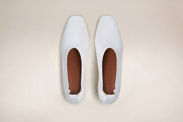 GRAY MATTERS Micol White Pump GRAY MATTERS Micol White Pump