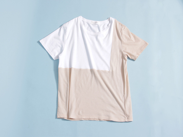 Correll Correll Ecke T-Shirt - Natural/White Correll Correll Ecke T-Shirt - Natural/White