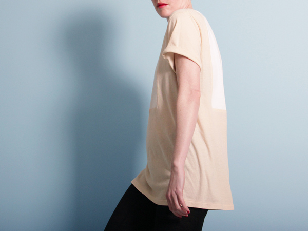Correll Correll Ecke T-Shirt - Natural/White Correll Correll Ecke T-Shirt - Natural/White