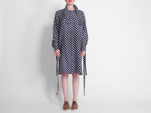 ffiXXed Collar Dress - Blue/White Check ffiXXed Collar Dress - Blue/White Check