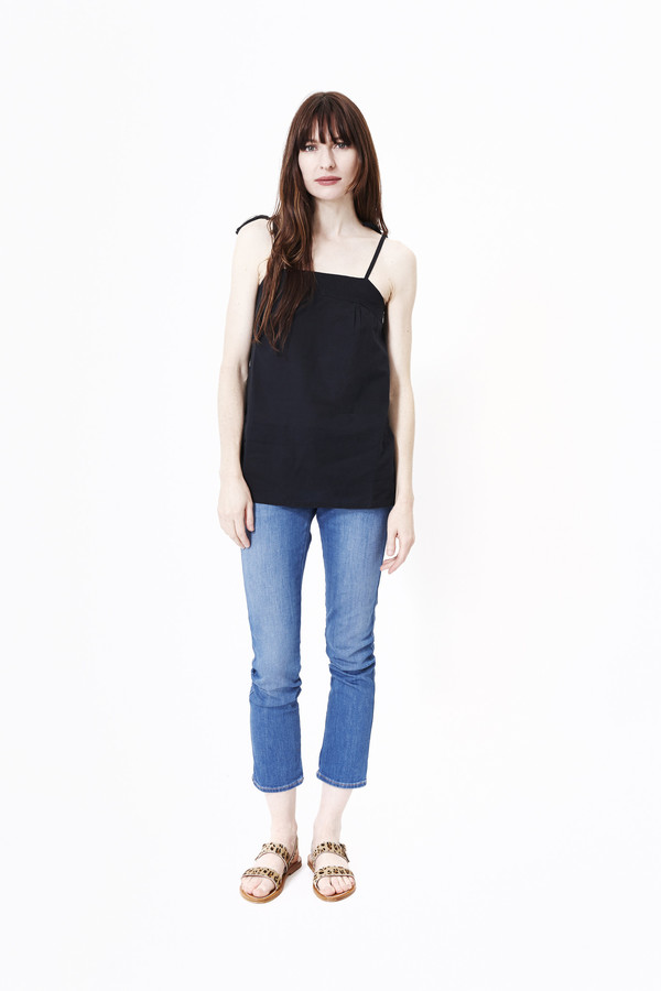 Namche Bazaar Handloomed Voile Cotton Tie Tank Namche Bazaar Handloomed Voile Cotton Tie Tank
