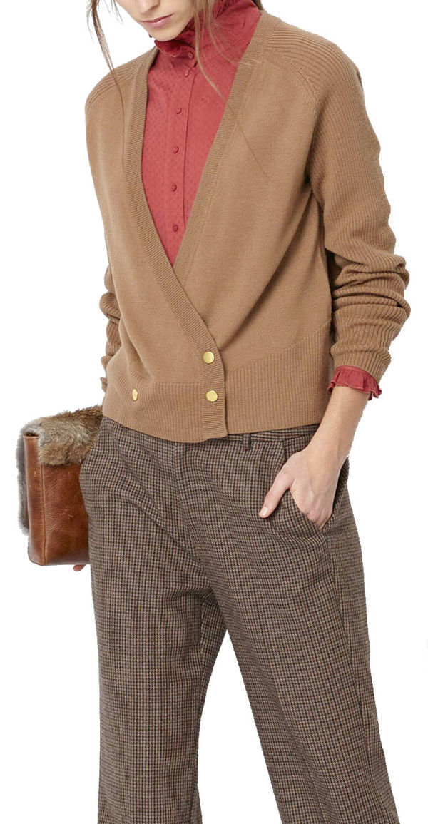 Hoss Intropia Wrap Button Cardigan Hoss Intropia Wrap Button Cardigan