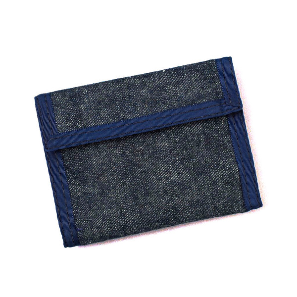 Men's The Hill-Side EZ Wallet / Selvedge Hemp Denim Men's The Hill-Side EZ Wallet / Selvedge Hemp Denim