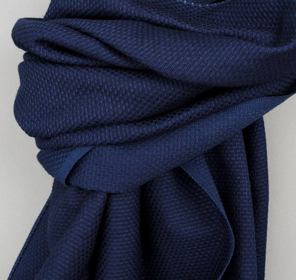 The Hill-Side Scarf / Lightweight Indigo Sashiko The Hill-Side Scarf / Lightweight Indigo Sashiko