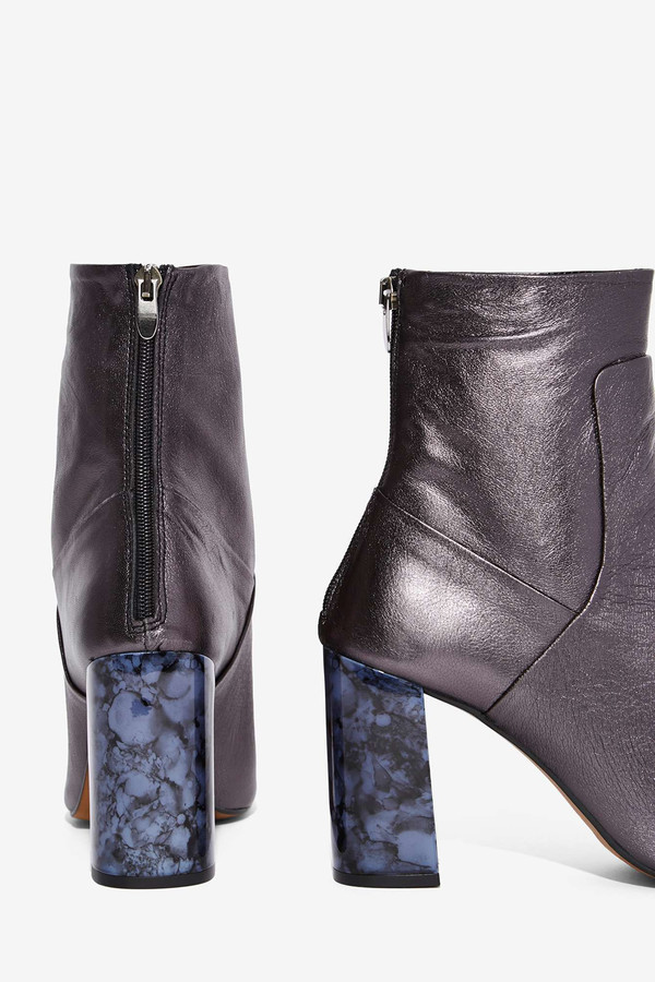 CROSSWALK SHOES POP UP MELROSE BOOT (3504) Gunmetal CROSSWALK SHOES POP UP MELROSE BOOT (3504) Gunmetal