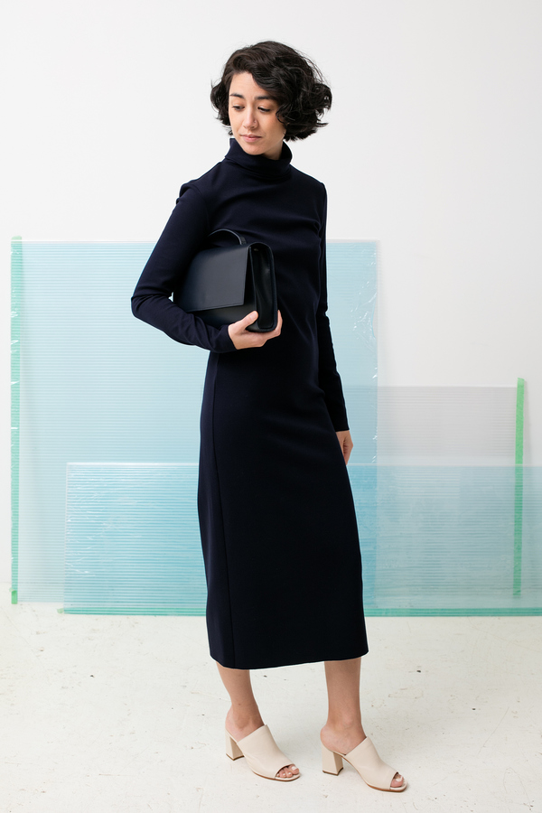 The Body Turtleneck by Jesse Kamm - Navy The Body Turtleneck by Jesse Kamm - Navy