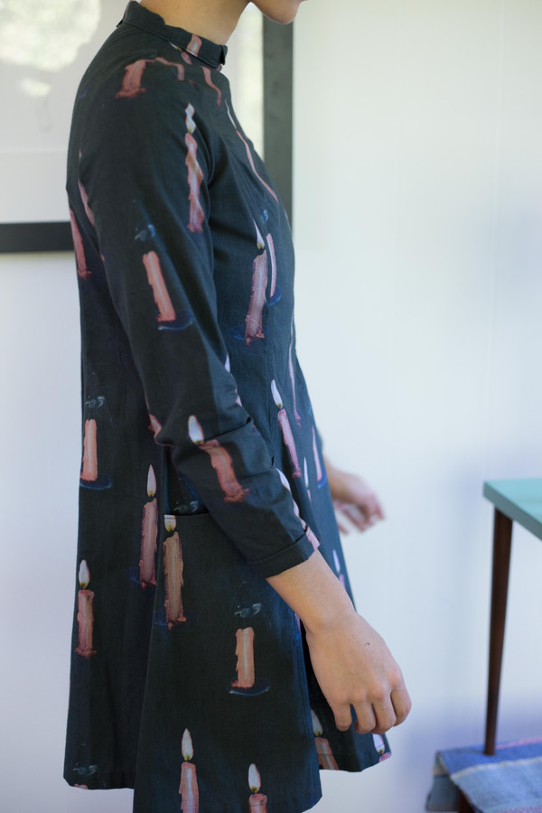 Samantha Pleet Passion Dress Candle Print Samantha Pleet Passion Dress Candle Print