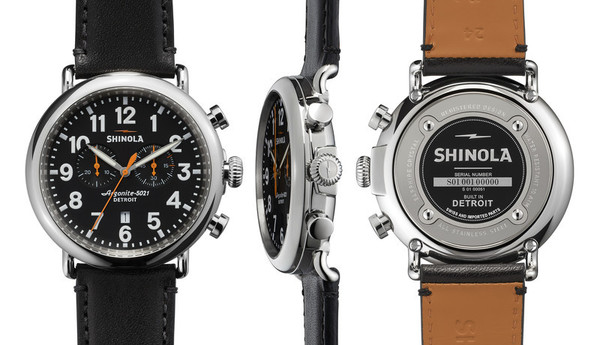 Shinola Detroit - The Runwell Chrono 47mm - Matte Black Dial Shinola Detroit - The Runwell Chrono 47mm - Matte Black Dial
