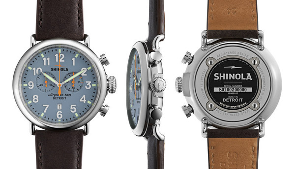 Shinola Detroit The Runwell Chrono 47mm - Slate Blue Dial Shinola Detroit The Runwell Chrono 47mm - Slate Blue Dial