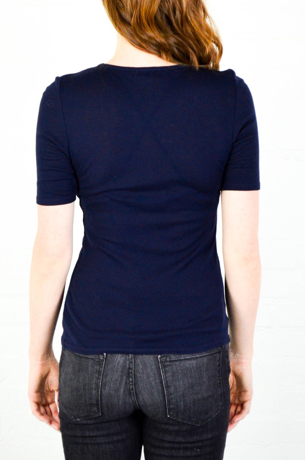 FRAME Denim FRAME 'Le Fitted' Crew Neck Tee in Navy FRAME Denim FRAME 'Le Fitted' Crew Neck Tee in Navy