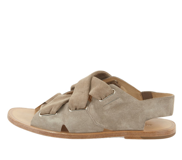 Rag & Bone Elda Sandal - Warm Grey Suede Rag & Bone Elda Sandal - Warm Grey Suede