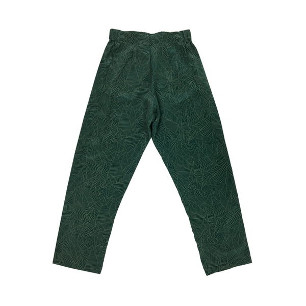Ali Golden SILK ANKLE PANT - GREEN PRINT Ali Golden SILK ANKLE PANT - GREEN PRINT