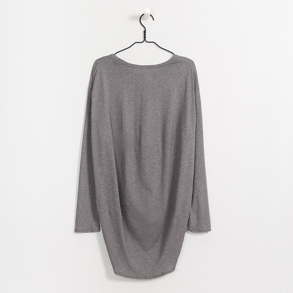 Kowtow Building Block drape back top - grey marble Kowtow Building Block drape back top - grey marble