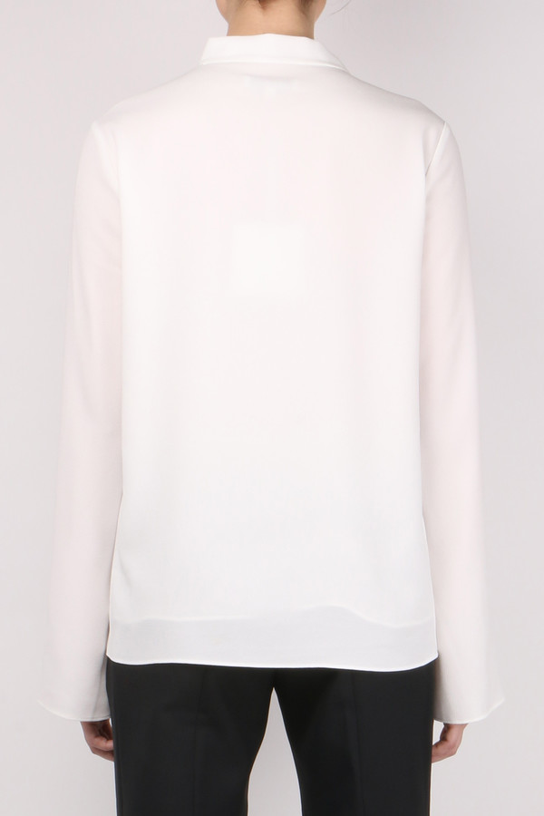 Tibi Tie Neck Top Tibi Tie Neck Top