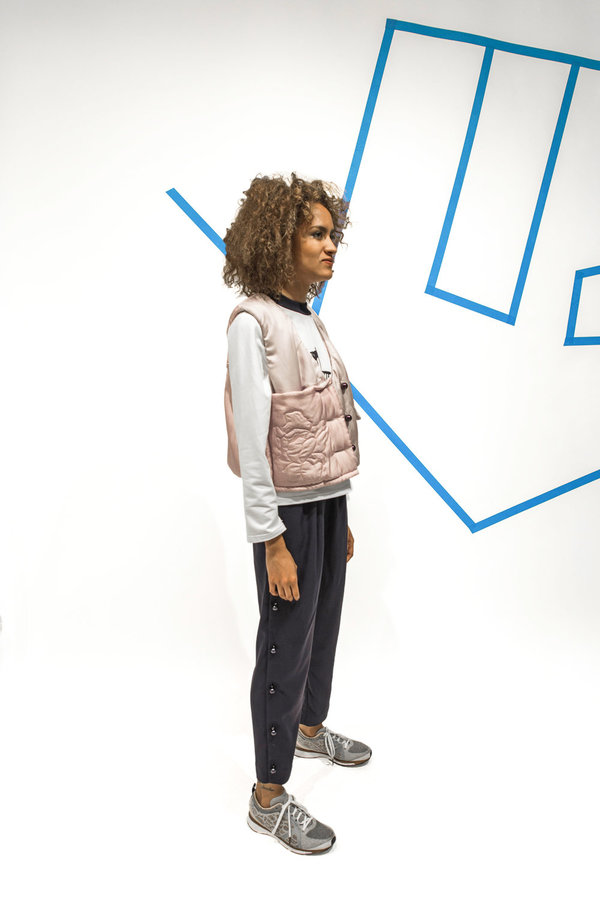 Steven Tai Peony Quilted Vest Steven Tai Peony Quilted Vest