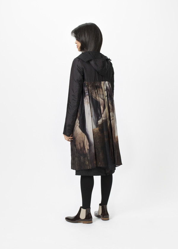 Rundholz Reversible Pleated Painting Coat Rundholz Reversible Pleated Painting Coat
