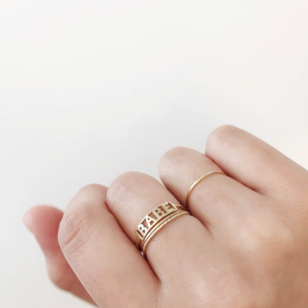 Winden Babe Ring, Sterling Silver Winden Babe Ring, Sterling Silver