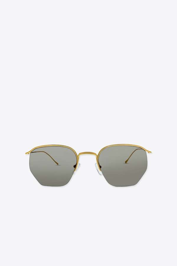 Smoke x Mirrors Geo I sunglasses in gold/light green Smoke x Mirrors Geo I sunglasses in gold/light green