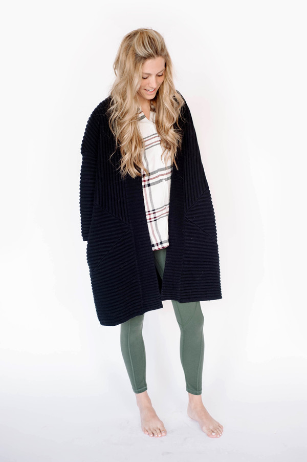 fate Oversized Rib Cardigan fate Oversized Rib Cardigan