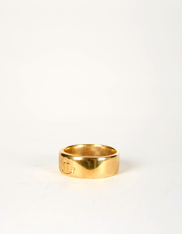 Jon Swinamer Anchor Band Ring Bronze Jon Swinamer Anchor Band Ring Bronze