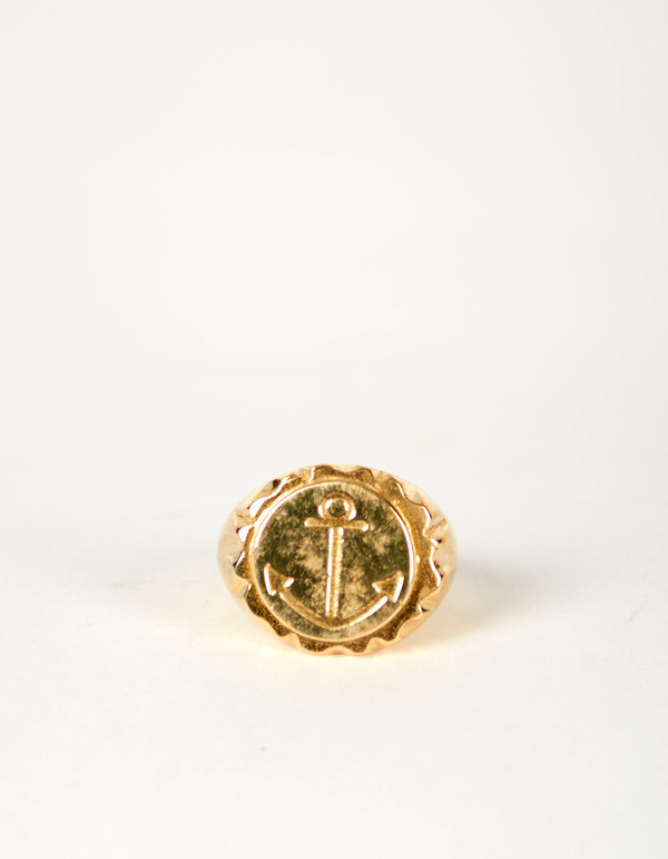Jon Swinamer Anchor Cap Ring Bronze Jon Swinamer Anchor Cap Ring Bronze