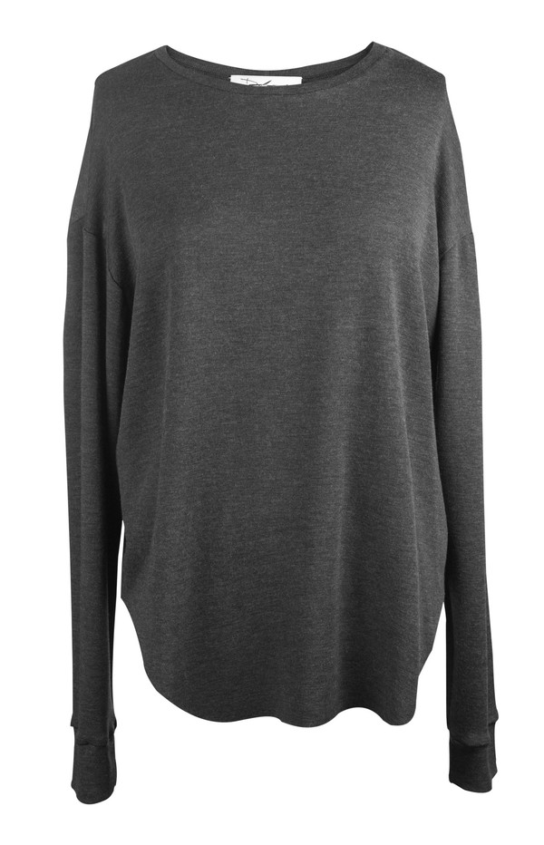 Devlyn Van Loon Slim Knit Long Sleeve - Charcoal Devlyn Van Loon Slim Knit Long Sleeve - Charcoal