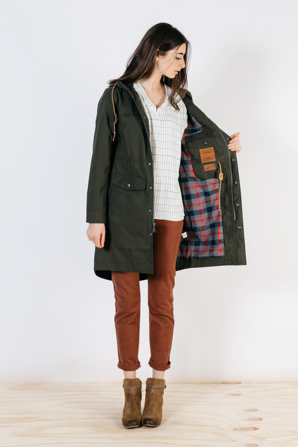 Bridge & Burn Cedar Waxed Cotton Olive Bridge & Burn Cedar Waxed Cotton Olive
