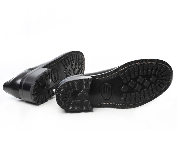 Le Yucca's Black Kalen Ballet Lug Sole Slip On Le Yucca's Black Kalen Ballet Lug Sole Slip On