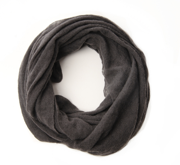 Botto Giuseppe Dark Brown Cashmere Tube Scarf by Botto Giuseppe Botto Giuseppe Dark Brown Cashmere Tube Scarf by Botto Giuseppe