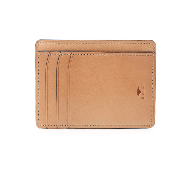 Il Bussetto Natural Card Case Wallet Il Bussetto Natural Card Case Wallet