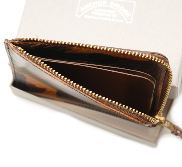 Anchor Bridge AB Short Zip Brown Camo Wallet Anchor Bridge AB Short Zip Brown Camo Wallet