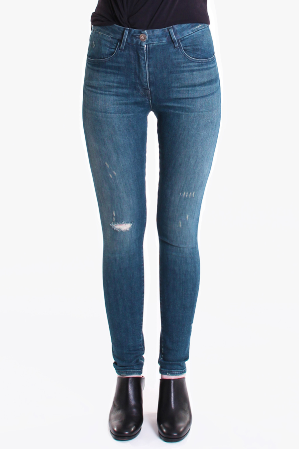 3x1 Channel seam high rise skinny in delta 3x1 Channel seam high rise skinny in delta