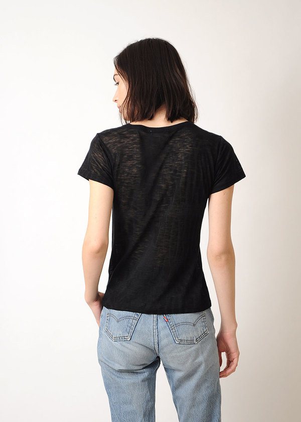 Conifer Black Sheer T-Shirt Conifer Black Sheer T-Shirt