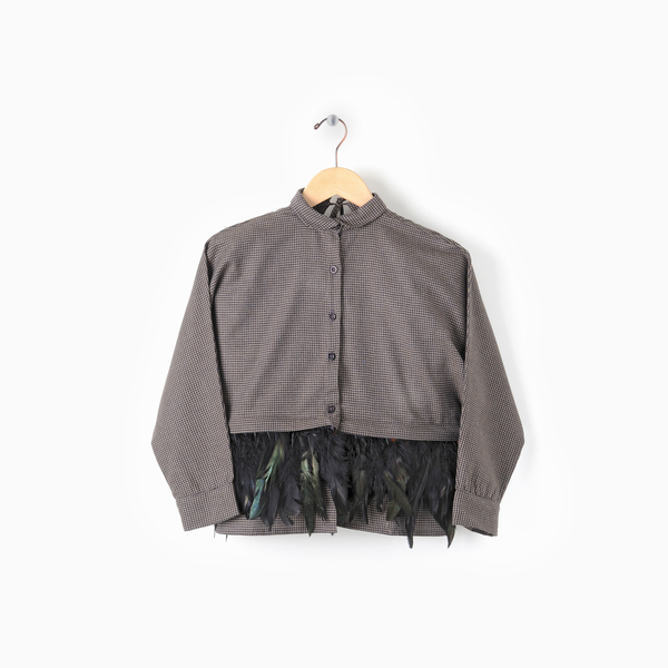 Andorine Feather Check Shirt Andorine Feather Check Shirt