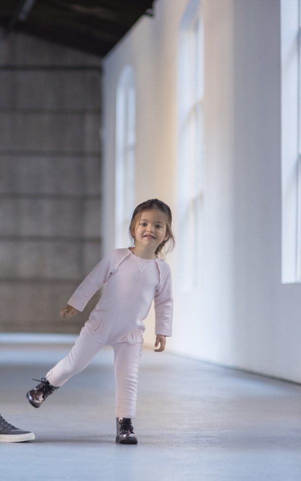 Andorine Pink Fleece Jumpsuit Andorine Pink Fleece Jumpsuit