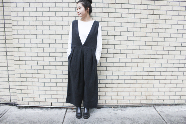 Universal Tissu Wool Overall- Grey Universal Tissu Wool Overall- Grey