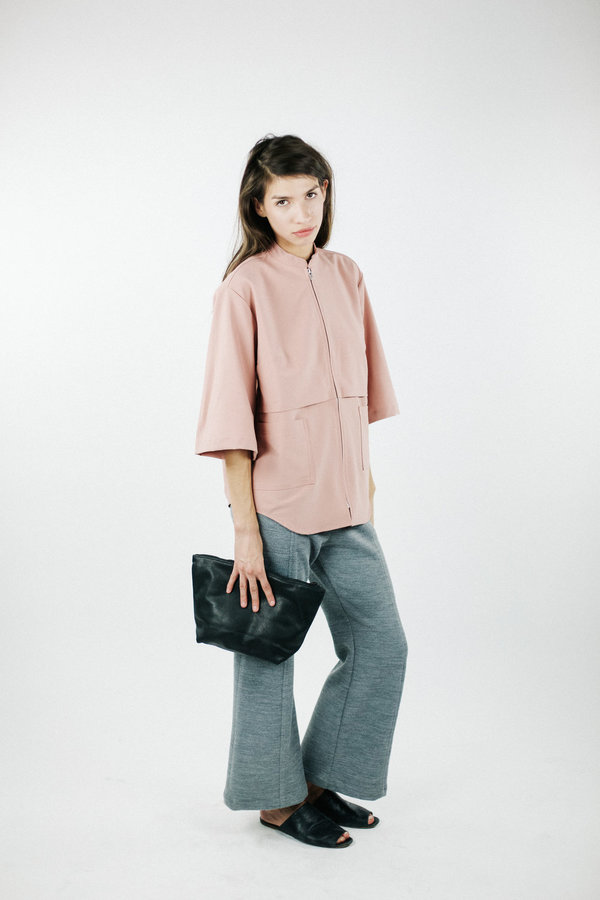 House of Sunny Basic Up Shirt - Lust Pink House of Sunny Basic Up Shirt - Lust Pink