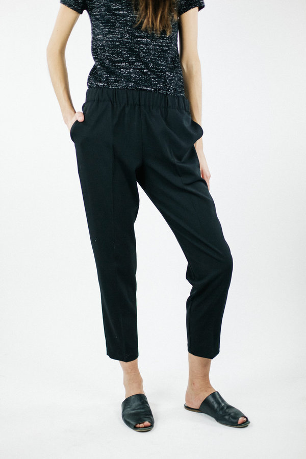 Achro Pull On Trousers - Black Achro Pull On Trousers - Black